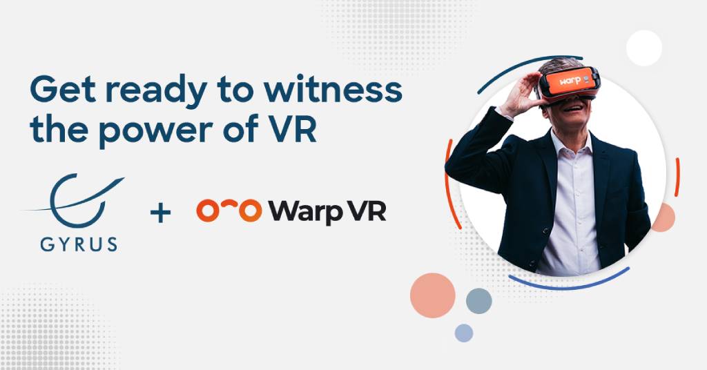 Gyrus and Warp VR Announce Global Partnership