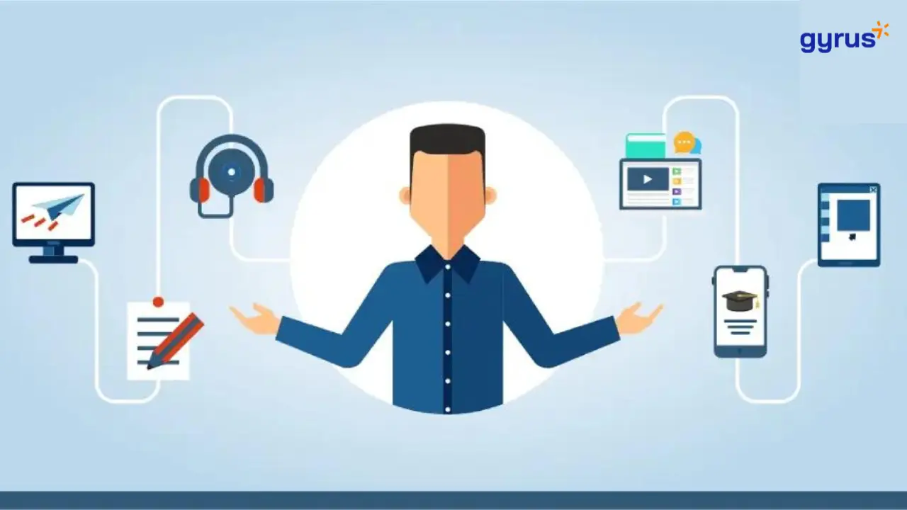 Exploring Various eLearning Formats Icons