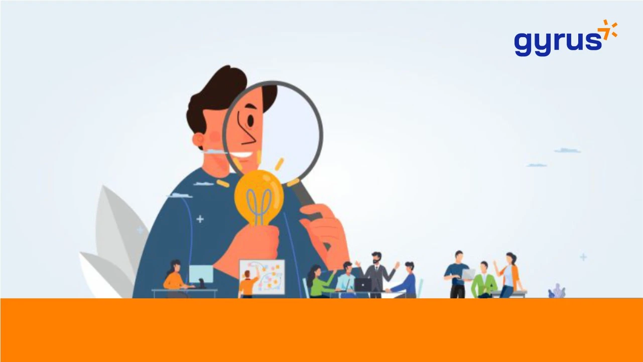 Social Learning Theory Character Icon With Gyrus Logo