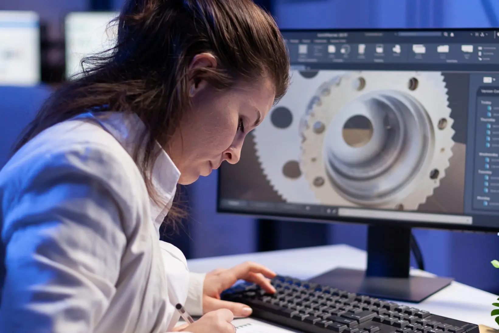 Person Enjoying Benefits of Elearning Corporate Training